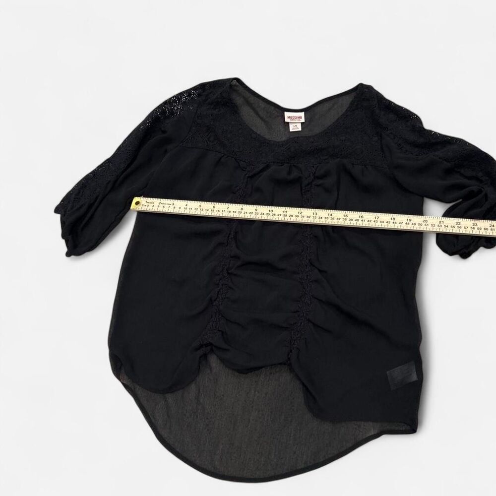 Mossimo Women's Black Blouse - Picture 3 of 5